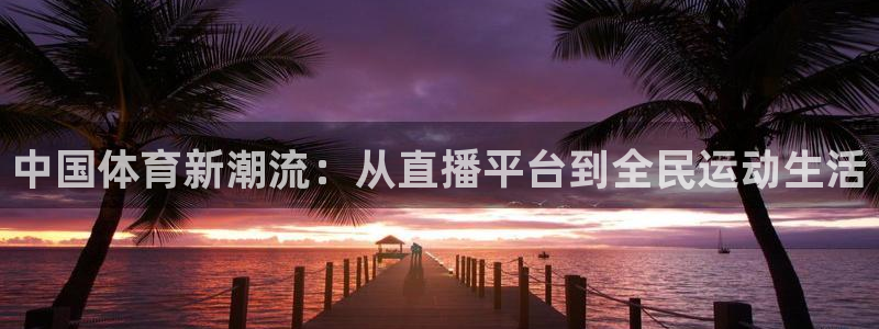 中国体育新潮流：从直播平台到全民运动生活