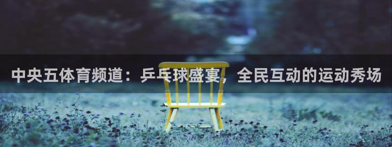 中央五体育频道：乒乓球盛宴，全民互动的运动秀场